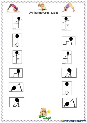 Posturas corporales iguales