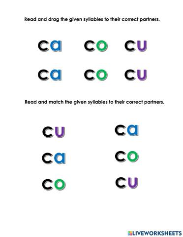 Letter C and the Vowels