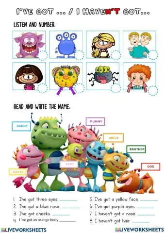 Have got - haven-t got