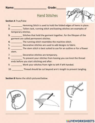 Hand Stitches