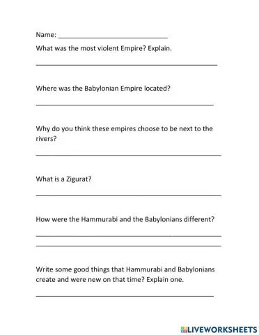 Babylonian Empire Evaluation