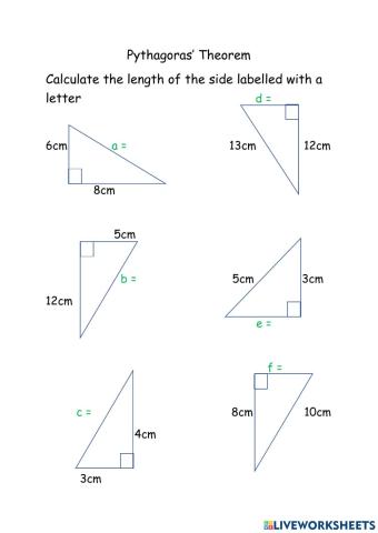 Pythagoras' Theorem