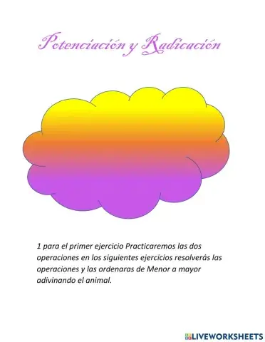 Potenciación y Radicación