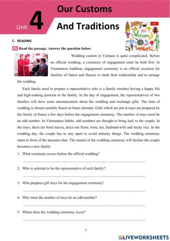 Engliah 8 big4 unit 4 reading skill