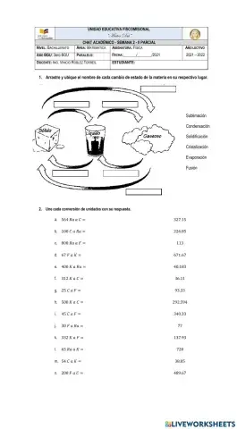 Conversión de unidades de Temperatura