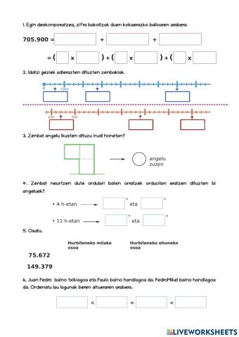 Zenbakikuntza eta graduak