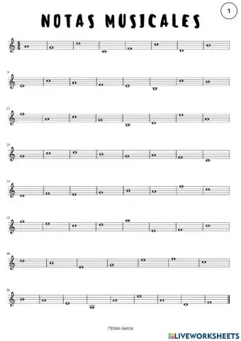 Notas musicales