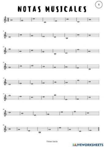 Notas musicales