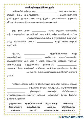 ஊசியும் கத்தரிக்கோலும்