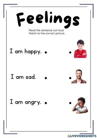Feelings: I am