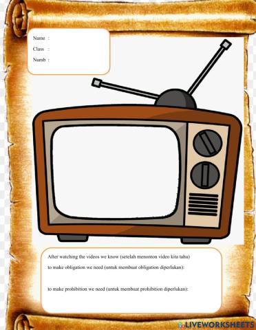 obligation dan prohibition