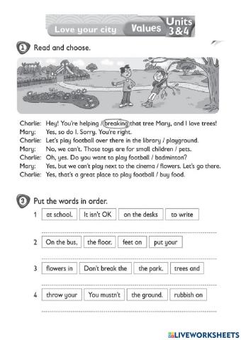 Values: Love your city