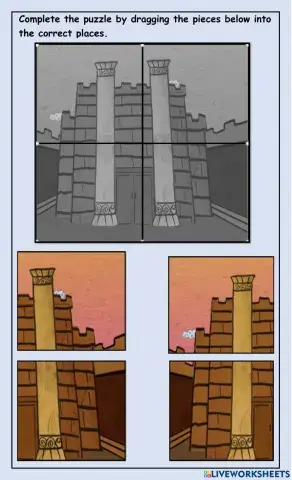 Solomon Builds a Temple Puzzle