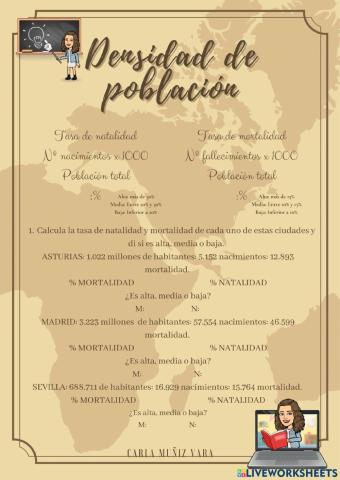 Natalidad y Mortalidad