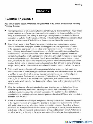 IELTS 9 - Reading Passage 1 - Test 2