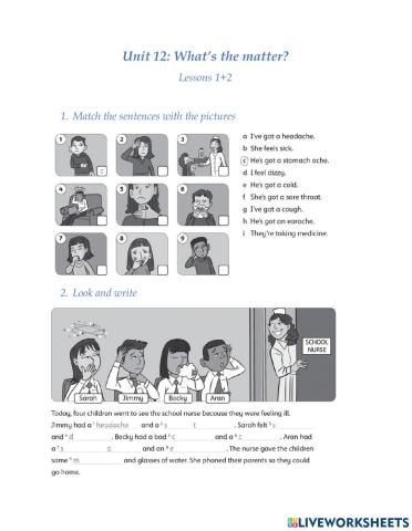 Fa4-U12P1-What's the matter?