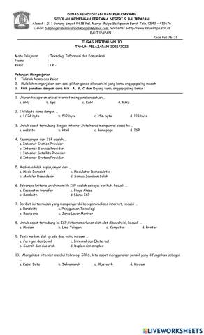 Tugas btik kelas ix, Jum'at 5 nopember'21 - pertemuan10