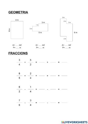 Fraccions i geometria