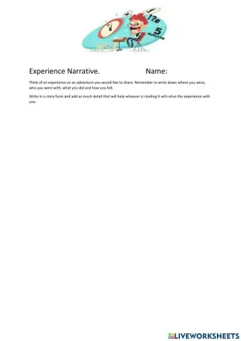 Experience - Narrative