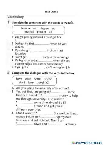 Unit 5 - English plus 3