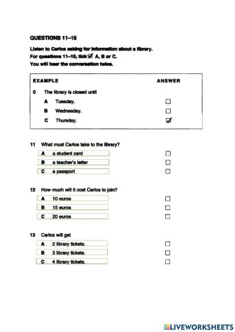 Ket-unit 4-listening-part 3