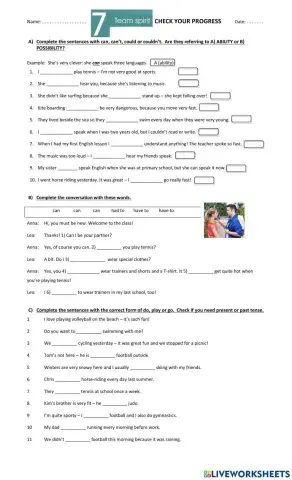 Ability and possibility sports