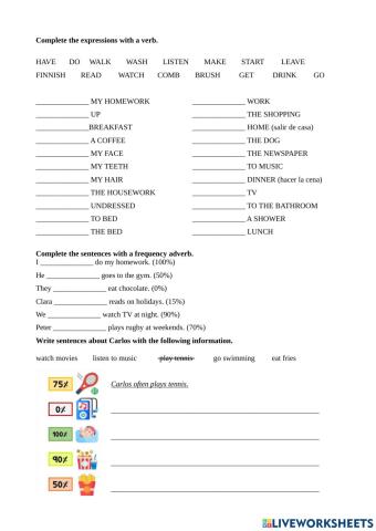 Adverbs and routines