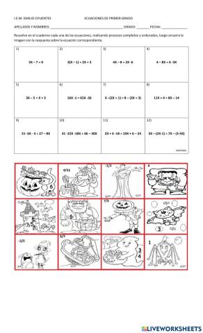 RECORDANDO ECUACIONES