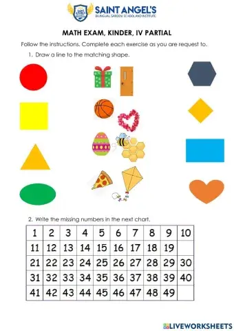 Shapes and numbers