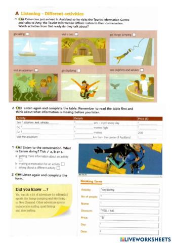 New Zealand - listening