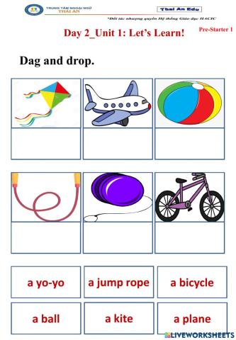 Pre-S1+-Day 2-Unit 1: Toys-Let's learn.