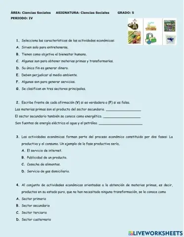 Quiz ciencias sociales quinto