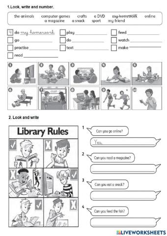 Free time and can or can-t