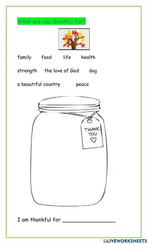 What are you thankful for?