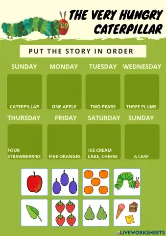 The very hungry caterpillar