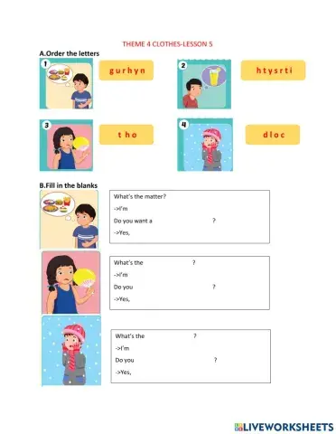Theme 4 CLOTHES-LESSON 5
