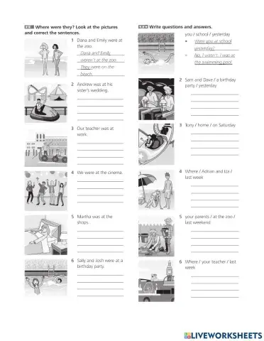 Where were they last holiday?