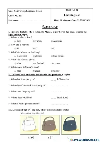 NK-TN (listening test)