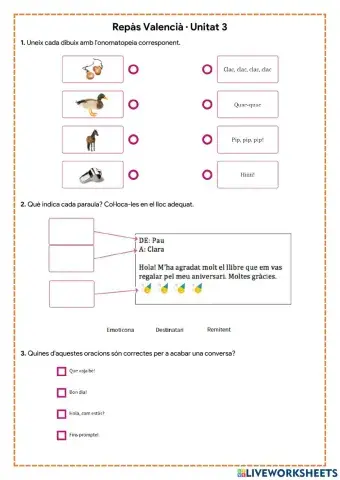 Repàs Valencià · Unitat 3