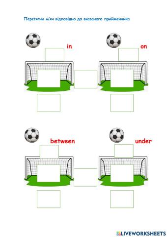 Prepositions of place