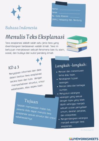 LKPD-3 Menulis Teks Eksplanasi