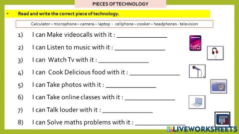 Pieces of technology