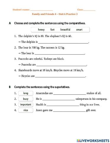 FF4 Unit 6 Practice 3