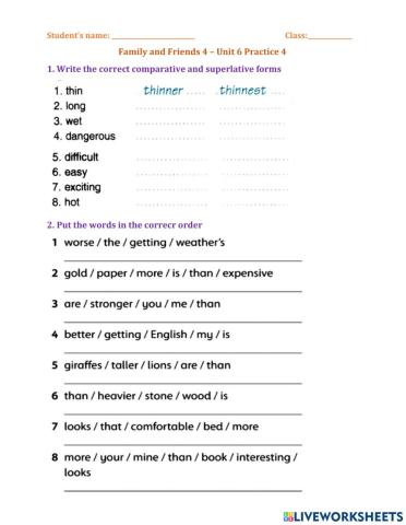 FF4 Unit 6 Practice 4