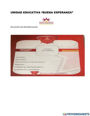 Documento de identidad