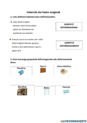 Indarrak eta haren eraginak