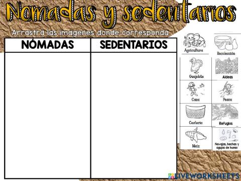 Nomadas y sedentarios