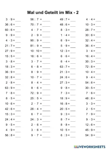 RF Mal und Geteilt - 2