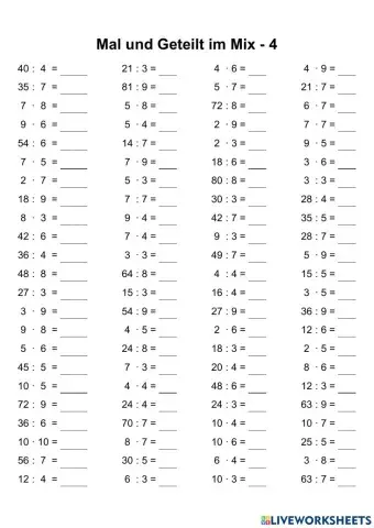 RF - Mal und Geteilt 4