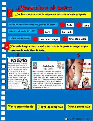 Comprensión lectora.